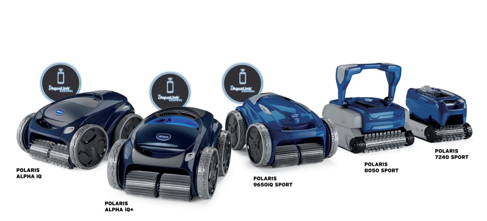 Polaris Robotic Pool Cleaners Product Line Up Image