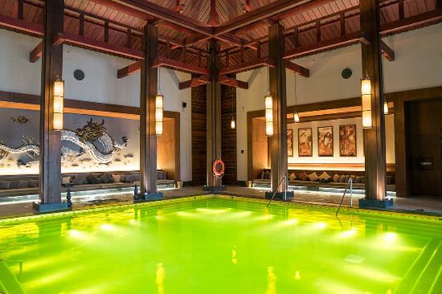 Gold Pool, St. Regis Hotel, Lhasa, Tibet