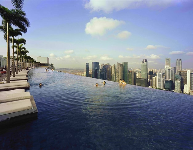 Sky Park Infinity Pool, Marina Bay Sands Hotel, Singapore