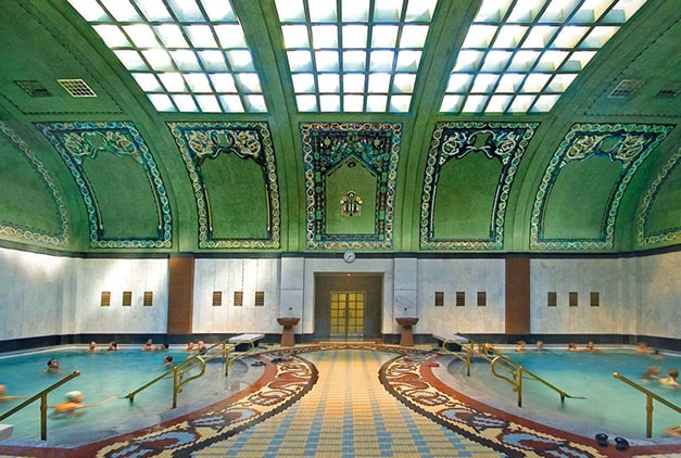 The Gellert Baths, Budapest, Hungary