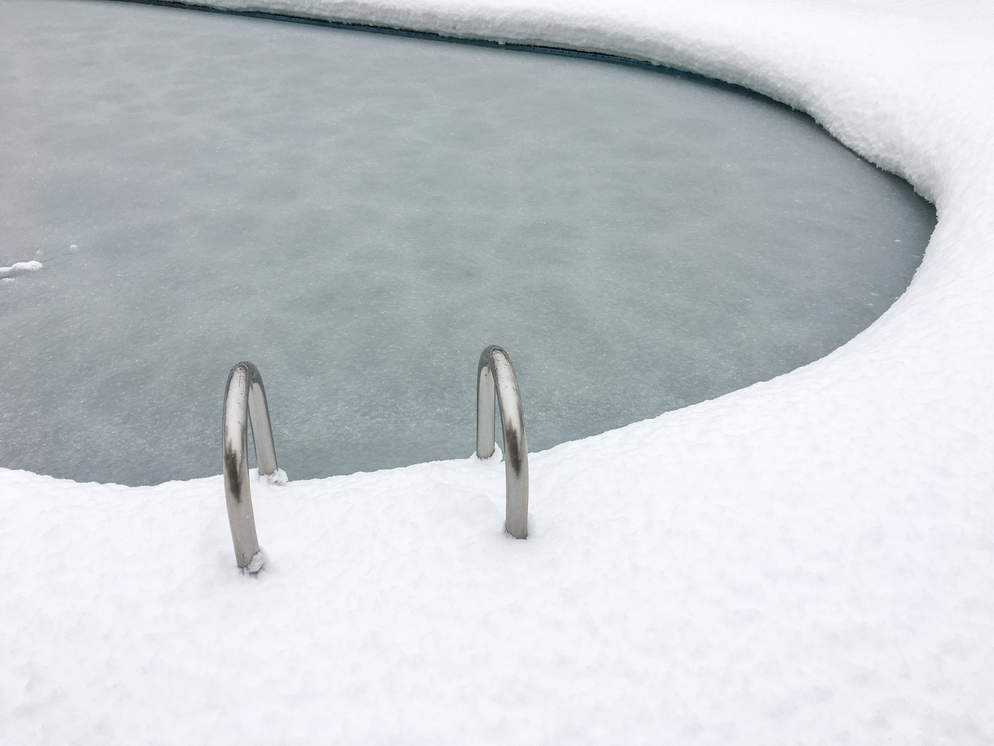 Frozen Swimming Pool